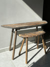 Wooden stool 'No 21' unique