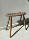Wooden stool 'No 21' unique