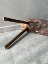 Wooden stool 'No 21' unique