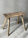 Wooden stool 'No 22' unique