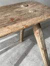 Wooden stool 'No 22' unique