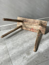 Wooden stool 'No 22' unique