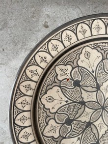  Moroccan platter 'Safi' Grey 40cm - Outlet 2