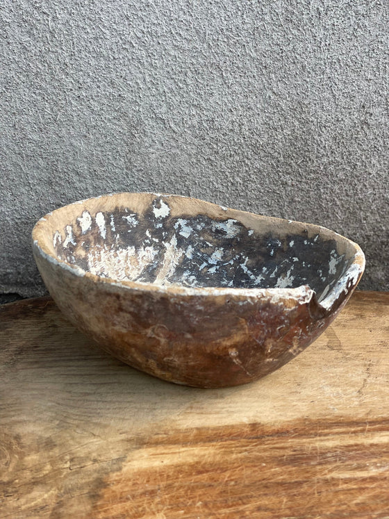 Träskål 'Nr 42' vintage