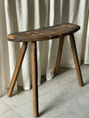 Wooden stool 'No 21' unique
