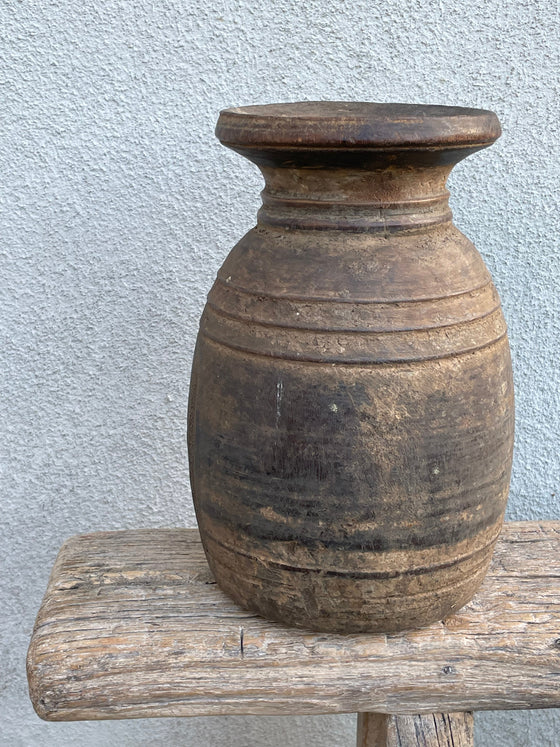 Trävas 'Nr 8' Vintage