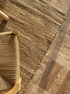 Handwoven jute rug 'Natur' Natur 80x150