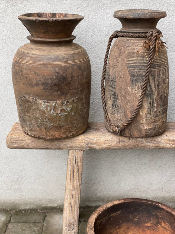 Kulipot – Vintage träkruka 'Nr 18'