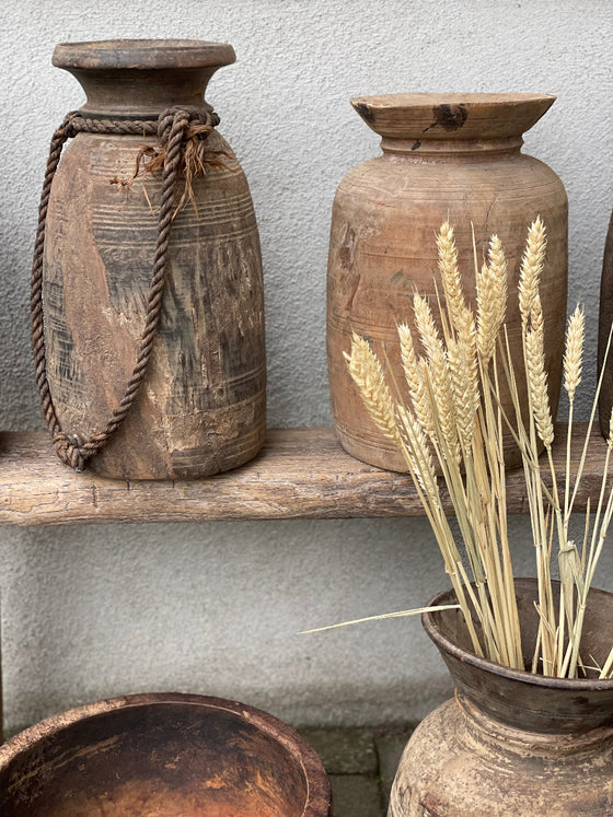 Kulipot – Vintage träkruka 'Nr 17'