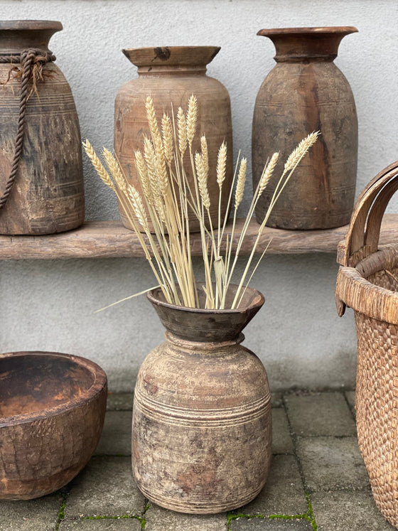 Kulipot – Vintage träkruka 'Nr 21'