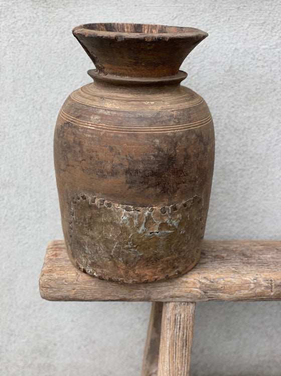 Kulipot – Vintage träkruka 'Nr 18'