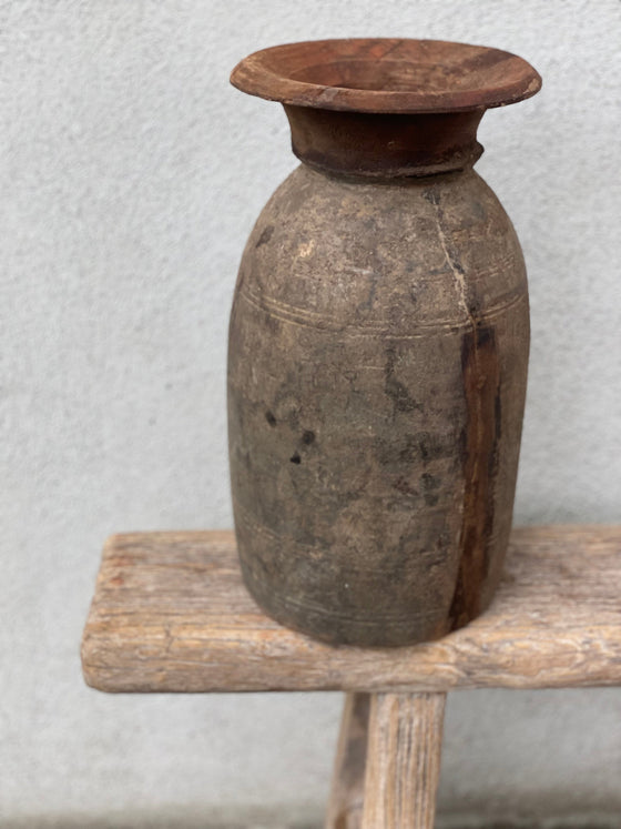 Kulipot – Vintage träkruka 'Nr 20'