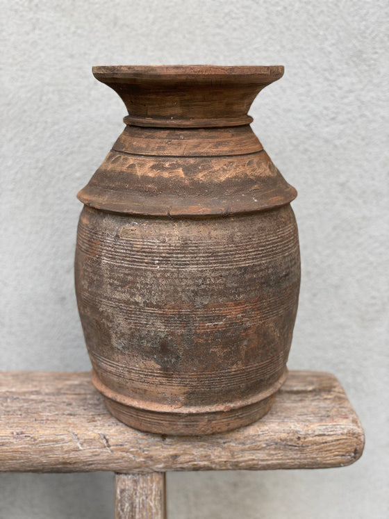 Kulipot – Vintage träkruka 'Nr 23'