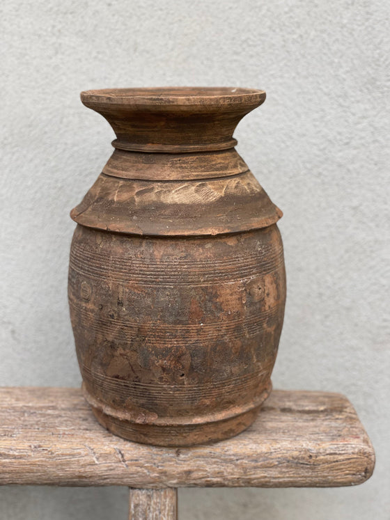 Kulipot – Vintage träkruka 'Nr 23'