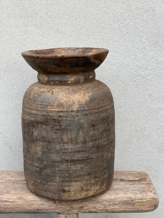 Kulipot – Vintage träkruka 'Nr 25'