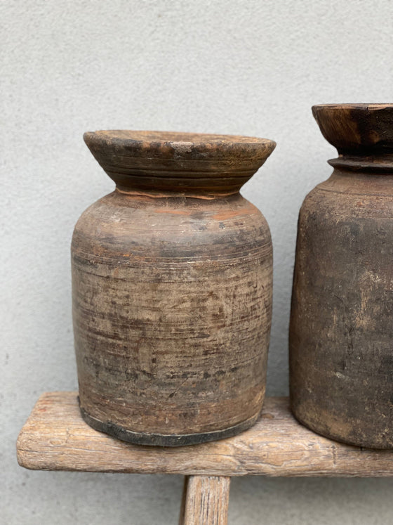 Kulipot – Vintage träkruka 'Nr 31'