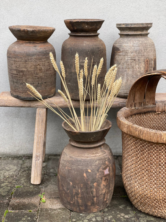 Kulipot – Vintage träkruka 'Nr 31'