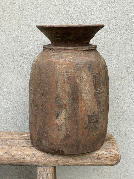 Kulipot – Vintage träkruka 'Nr 27'