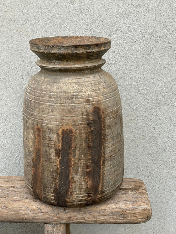 Kulipot – Vintage träkruka 'Nr 29'