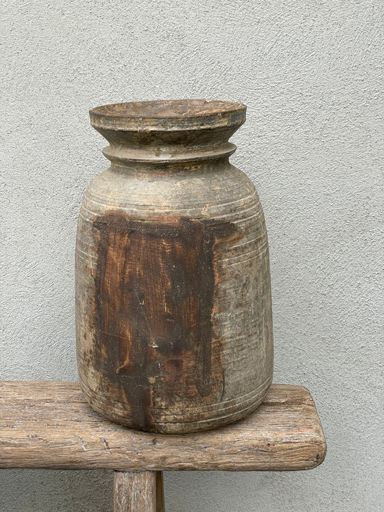 Kulipot – Vintage träkruka 'Nr 29'