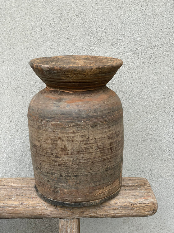 Kulipot – Vintage träkruka 'Nr 31'