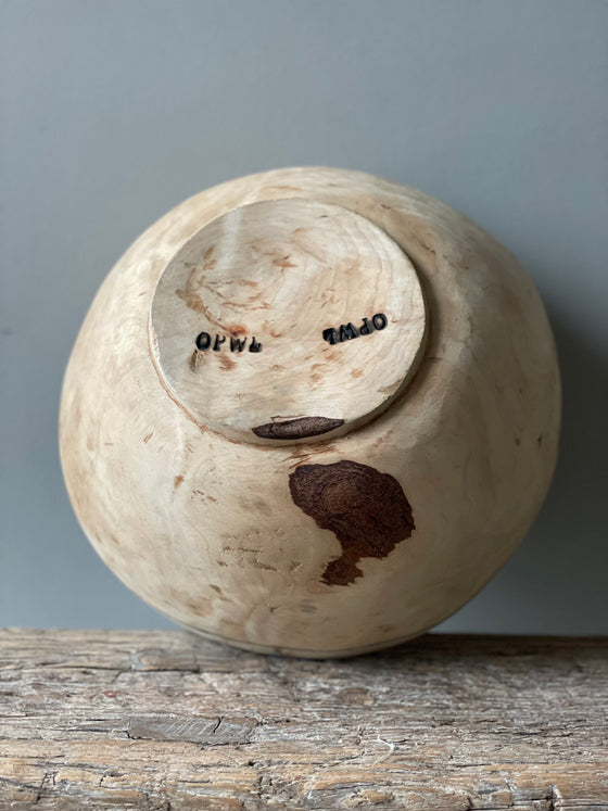 Träskål 'Nr 43' vintage