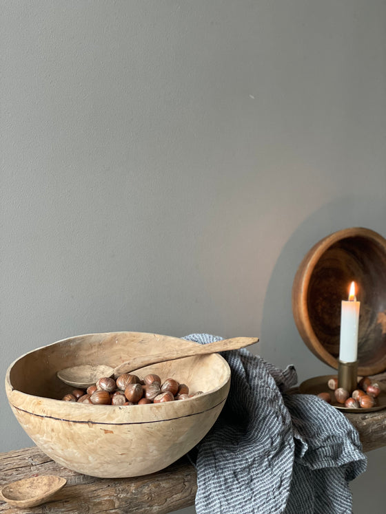 Träskål 'Nr 43' vintage