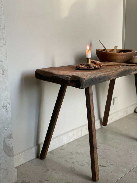 Träbänk 'Nr 33' vintage