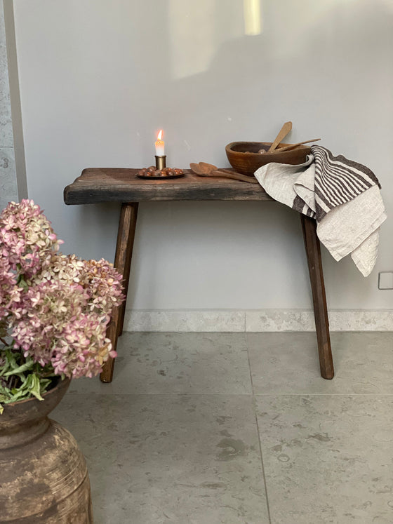 Träbänk 'Nr 33' vintage