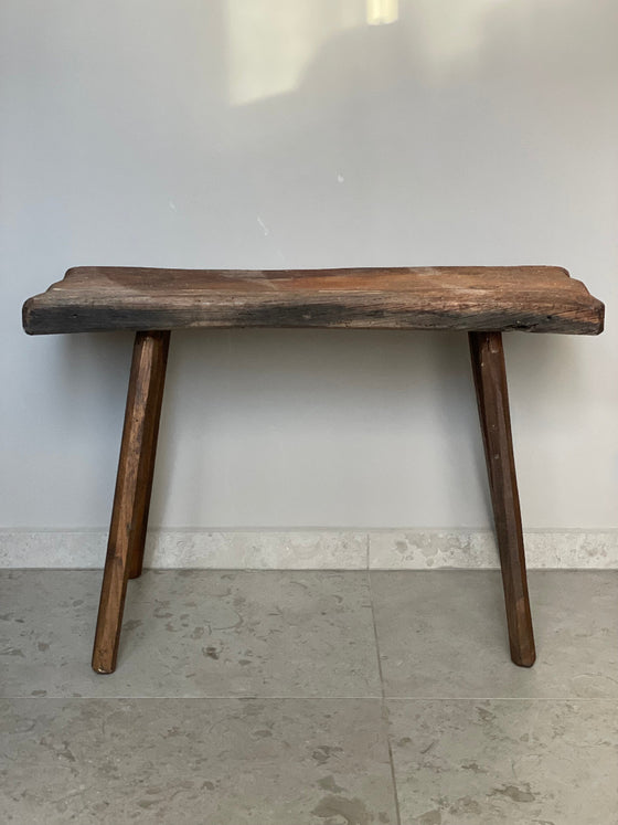 Träbänk 'Nr 33' vintage