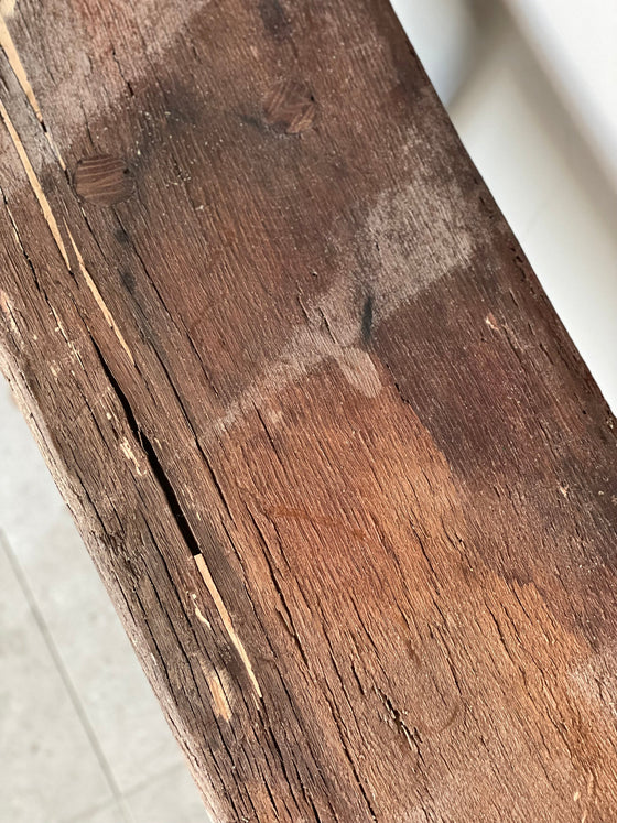 Träbänk 'Nr 33' vintage