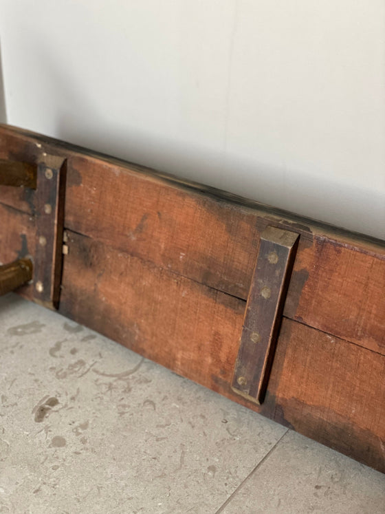 Träbänk 'Nr 34' vintage