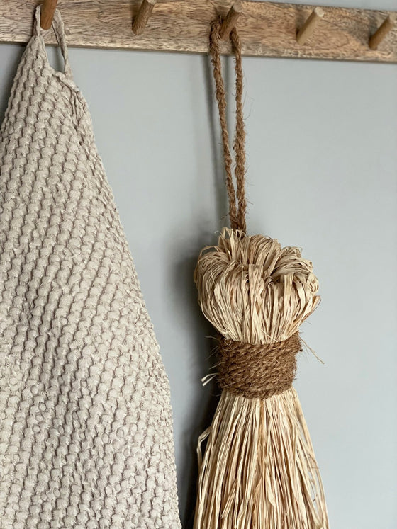 Väggdekoration 'Swirl' Raffia