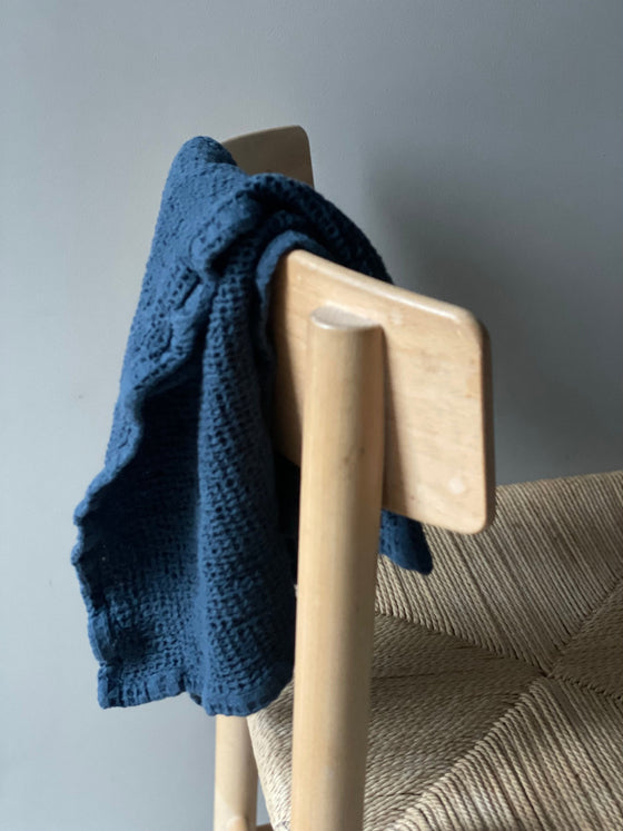 Waffel towel 'Nella' Blue