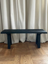 Wooden bench 'Recycled' Black 90cm