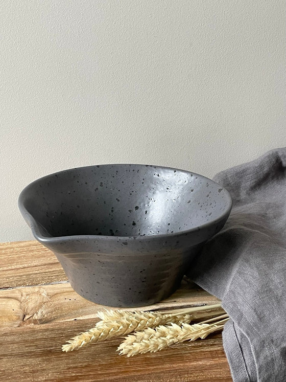 Bowl 'Peep' Matte Black 20cm