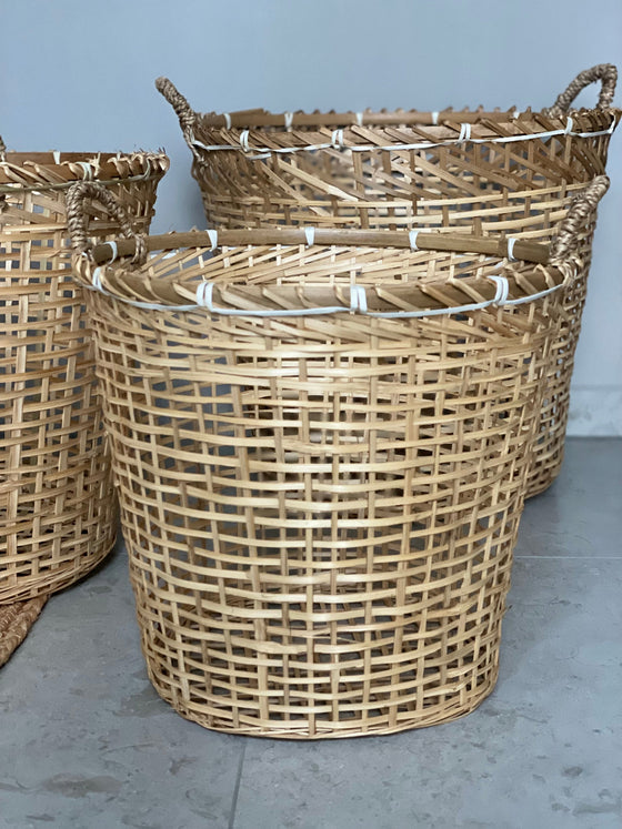 Basket 'Market' Bamboo (S)