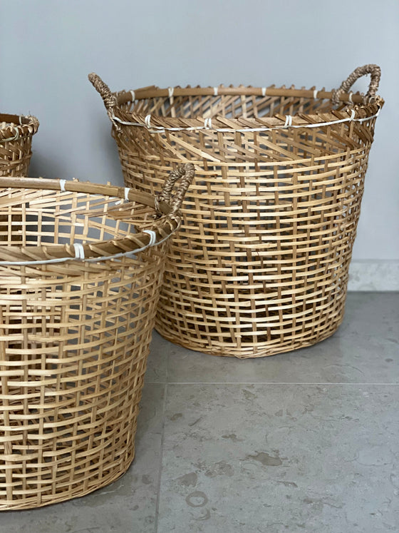 Basket 'Market' Bamboo (L)