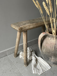  Wooden stool 'No 5' vintage