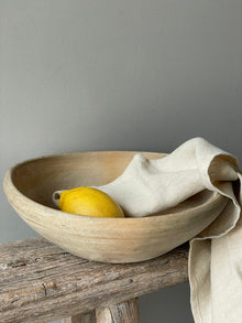  Wooden bowl 'No 15' vintage