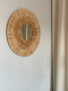  Mirror 'Nido' Raffia