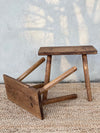 Wooden stool 'Virke' 40cm