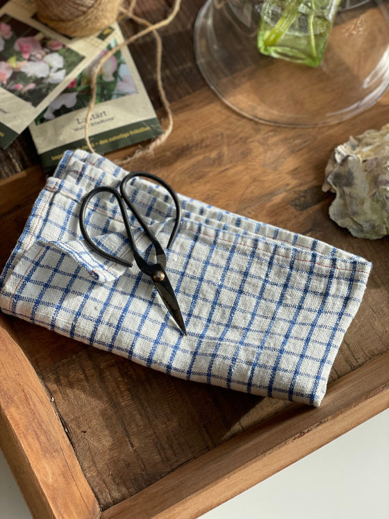 Tea towel linen 'Bistro check'