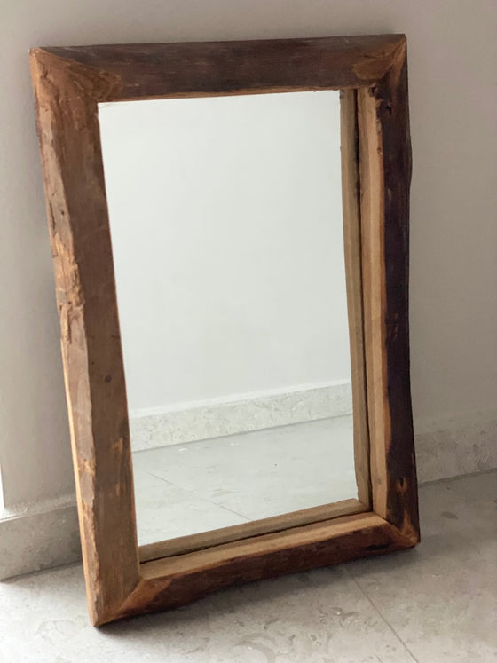 Spegel 'Pure' wooden frame