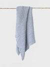 Bath towel 'Waffel' blue