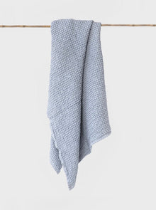  Bath towel 'Waffel' blue
