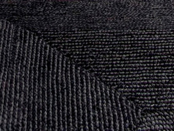 Rug 'Jute' Black 60x120