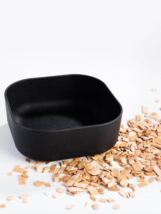 Dog bowl 'Wood' Black