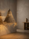 Lampskärm i strå 'Cone' Ø 50