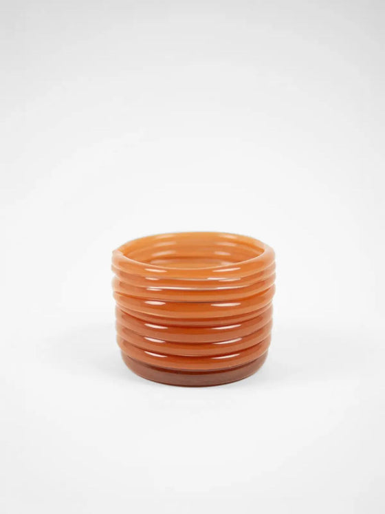 Votive holder 'Gilbert' Orange